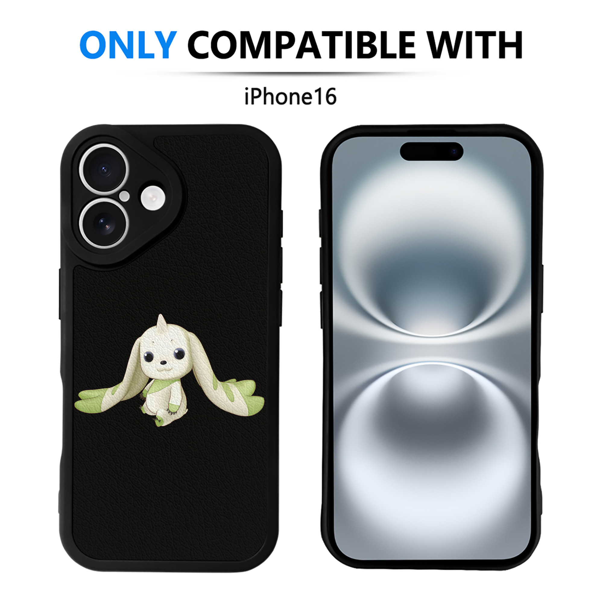 （画像用） Digimon デジタルモンスター/デジモン 【iPhone 16シリーズ対応】シリコンスマホケース（レザー調） 材質：シリコン